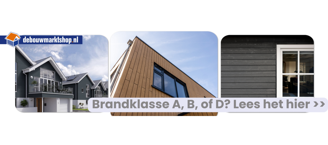 Brandklasse A, B of D - De beste gevelbekleding